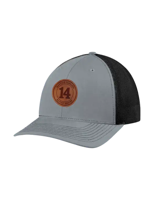Richardson Adjustable Snapback Original 112 Trucker Cap Heather Grey w/Black Mesh w/Santino Ferrucci 14 