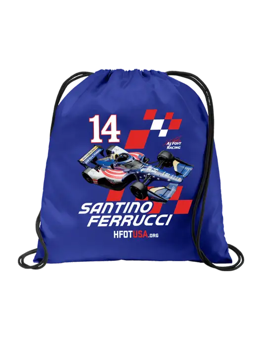 Drawstring  Royal Cinch Pack w/Checkered Car HFOTUSA